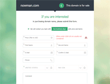 Tablet Screenshot of nowman.com